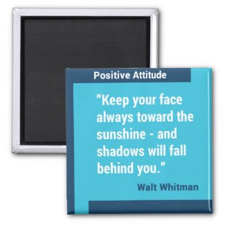 Positive Attitude Custom Magnet