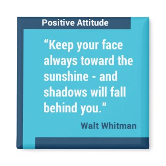 Positive Attitude Custom Magnet