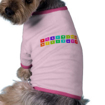positive attitude dog t-shirt
