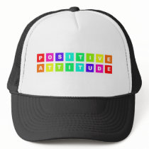 positive attitude mesh hats