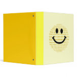 Positive Attitude Mind Over Matter Smiley Binder
