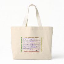 Positive Exercise Affirmations Bag