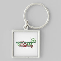 Positive Life Negative Mind keychains