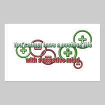 Positive Life Negative Mind stickers