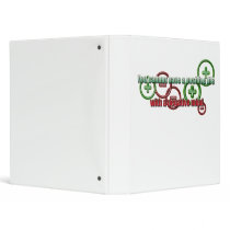 Positive Life Negative Mind Vinyl Binder