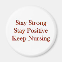 Positive Nurse Refrigerator Magnets