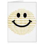 Positive Thinking Smiley cards