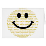 Positive Thinking Smiley cards