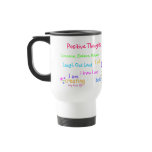 Positive Thoughts Best Life "Bee Happy" Mug