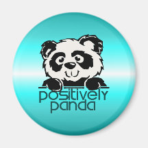 Positively Panda Fridge Magnet