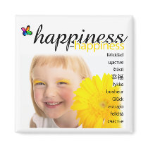 PositivEnergy Happiness Square Magnet