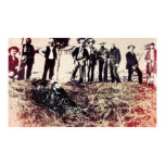 Posse Gets Outlaw 1893 - Visalia California Print