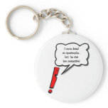 Possessive apostrophe key chain