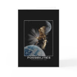 "POSSIBILITIES" Bald Eagle Motivational Gifts Greeting Card