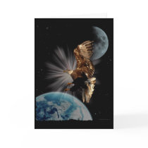 "POSSIBILITIES" Bald Eagle Motivational Gifts Greeting Card