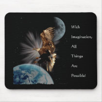 "POSSIBILITIES" Bald Eagle Motivational Gifts mousepads