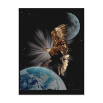 "POSSIBILITIES" Bald Eagle Motivational Gifts postcards by HANDPRINTS "POSSIBILITIES" Bald Eagle Motivational Gifts postcards