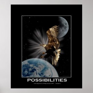 Free Printable Motivational Posters on Possibilities  Bald Eagle Motivational Poster By Handprints