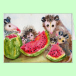 Possum Family Picnic cards