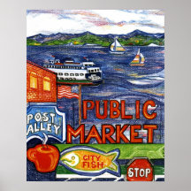 Post Alley with Ferry Posters