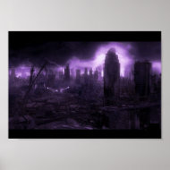 Post Apocalyptic City print