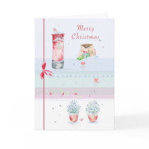 Post box Christmas Card