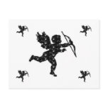 Post Card Cupid Black postcards