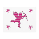 Post Card Cupid Pink postcards