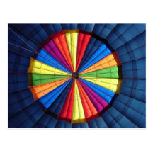 Post Card Inside Hot Air Balloon