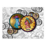 POST CARDS - Big Coin Pop Art