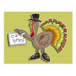 Post Cards - Thanksgiving Turkey "eat beef" Post Cards - Thanksgiving Turkey "eat beef"