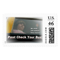 Post Check School Bus postage by 2safeschools Post Check School Bus postage