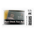 Post Check School Bus postage