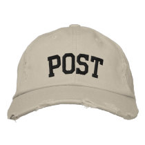 Post Embroidered Hat embroidered hats by cityshirts Post Embroidered Hat embroidered hats