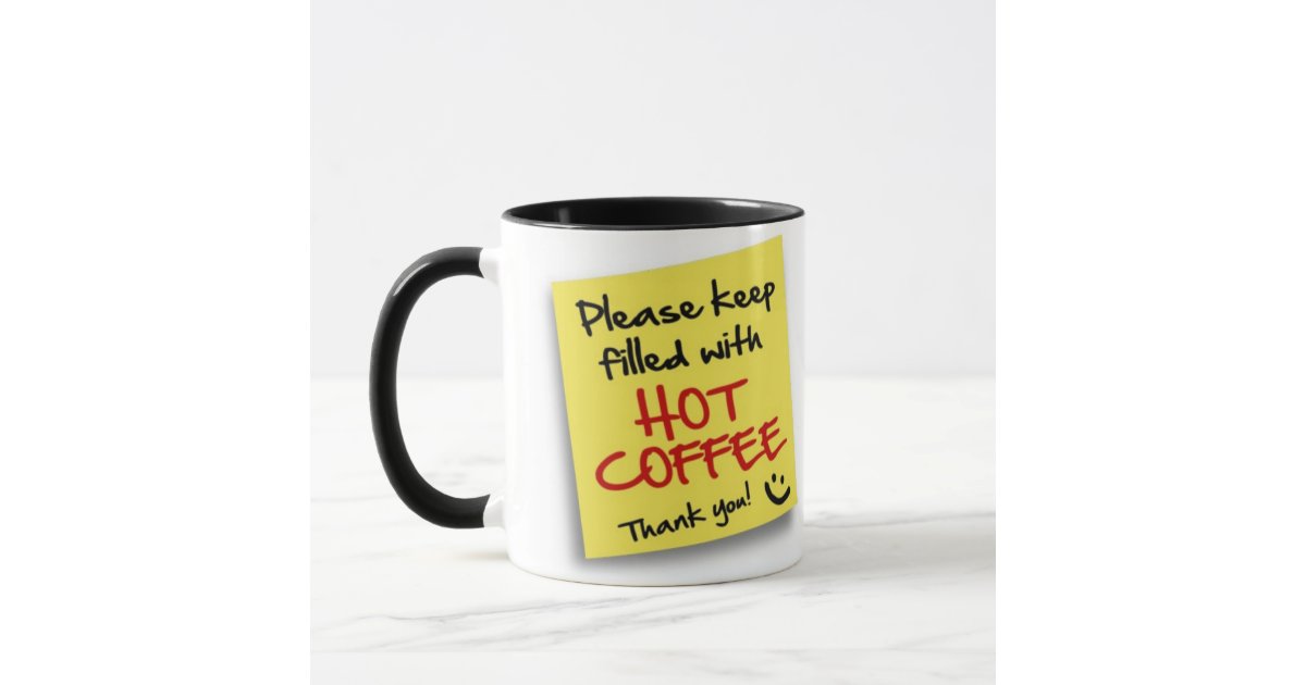 Post Hot Coffee Mug Zazzle 7285