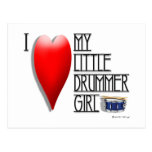 Post It Loud (I LOVE MY LITTLE DRUMMER GIRL) Postcards