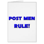 Post Men Rule! Card