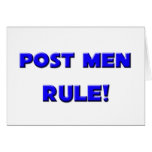 Post Men Rule! Greeting Card