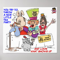 Post Modern Wonderland Banner Poster