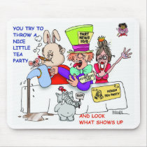 Post Modern Wonderland Mouse Pad