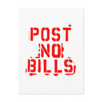 post no bills postcards
