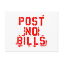 post no bills postcards