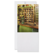 Post Office in General Store Rack Card