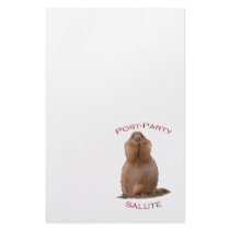 Post-Party Salute Stationery