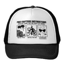 POST-RAPTURE INSTRUCTIONS HATS