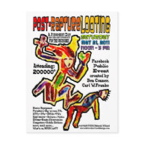 Post-Rapture Looting Postcard
