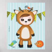 Post “Small Fawn” - collection Kiwi Fraud Posters