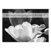 Post Wedding Reception Invitation -- Spring Tulip invitations