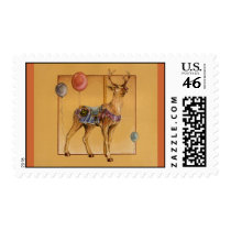 Postage - Carousel Reindeer or Elk