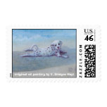 postage "Dalmatian Sunbather"